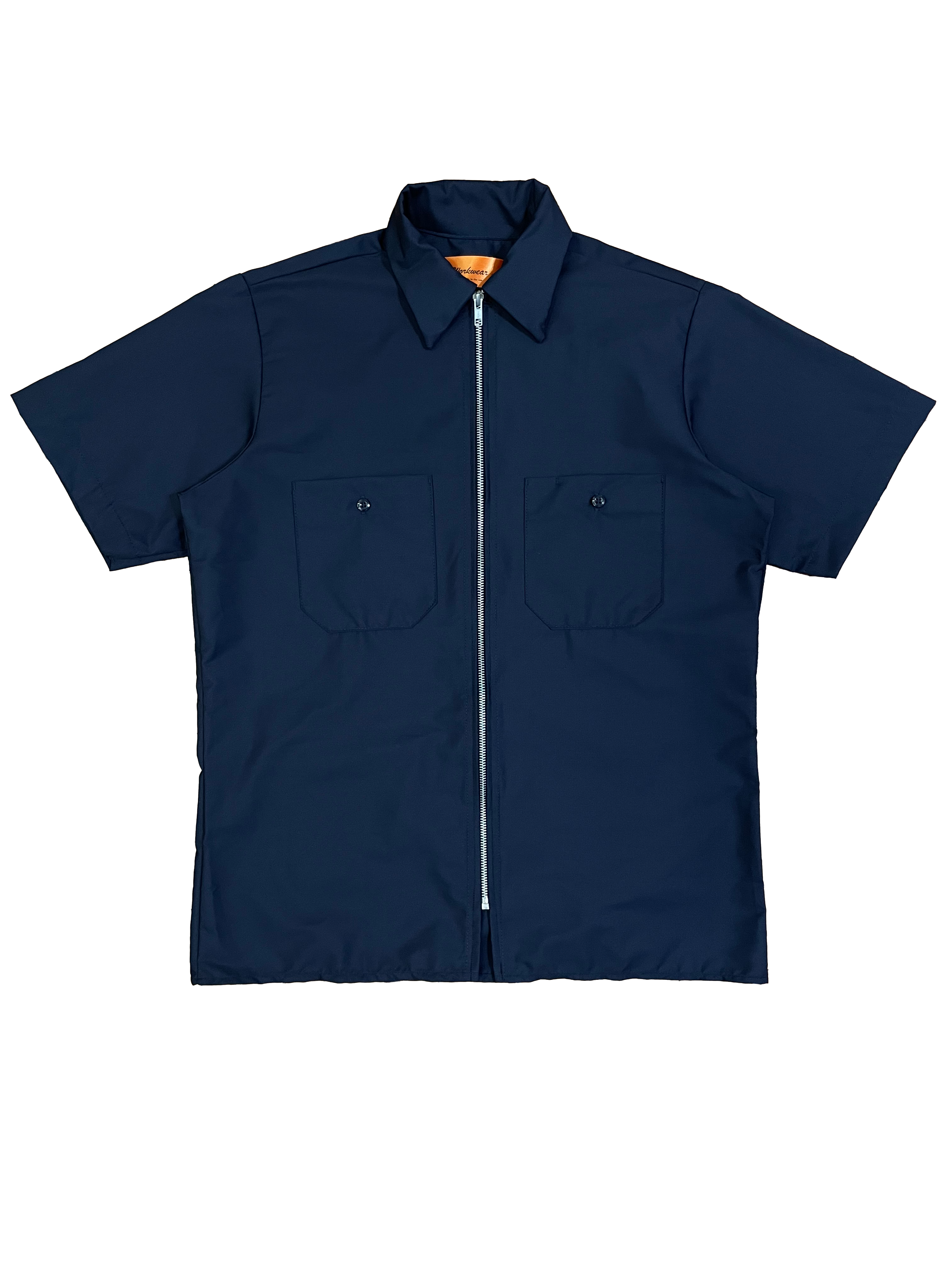 Navy Zipped Shirt – Workwear NYC