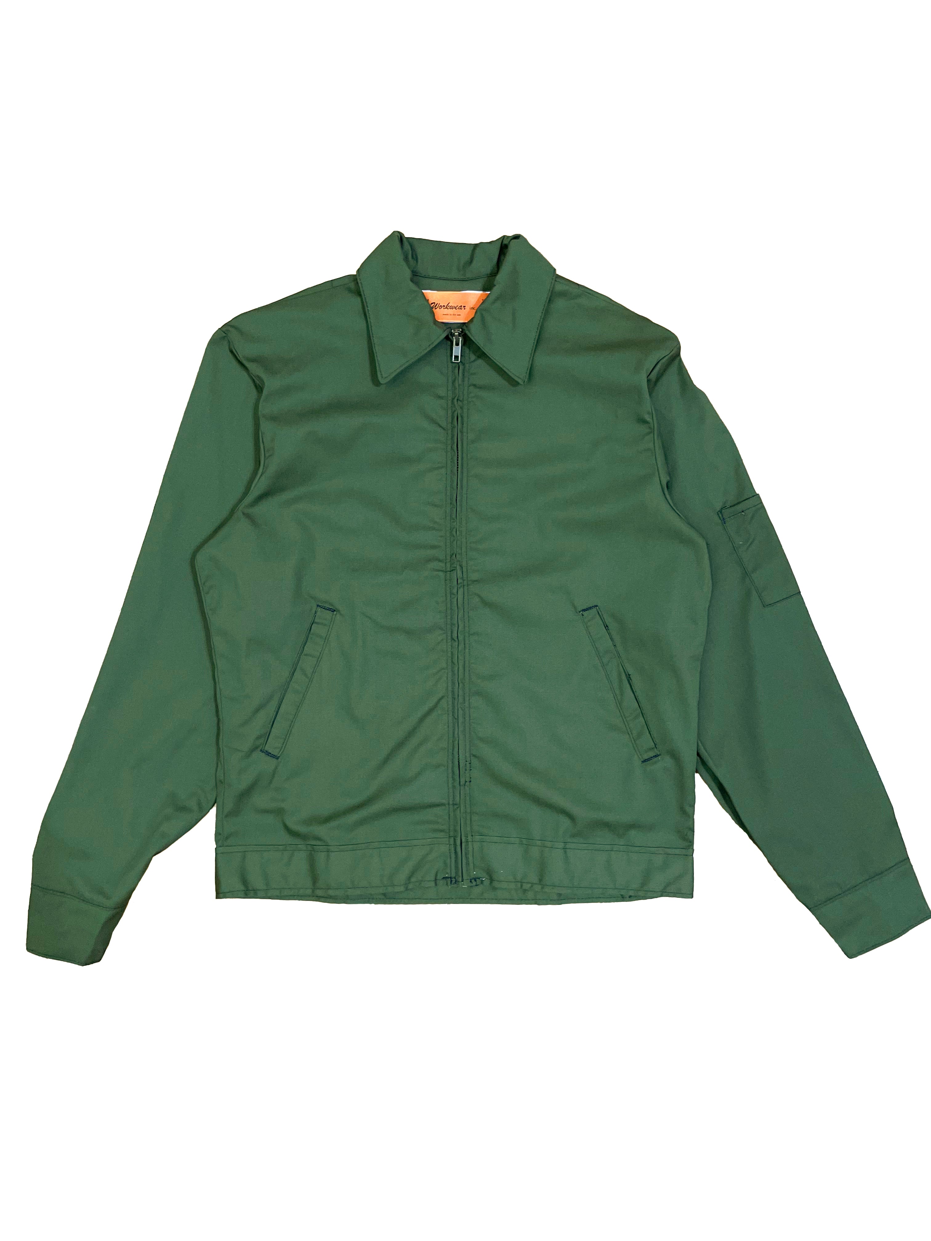 Green Zip Jacket – Workwear NYC