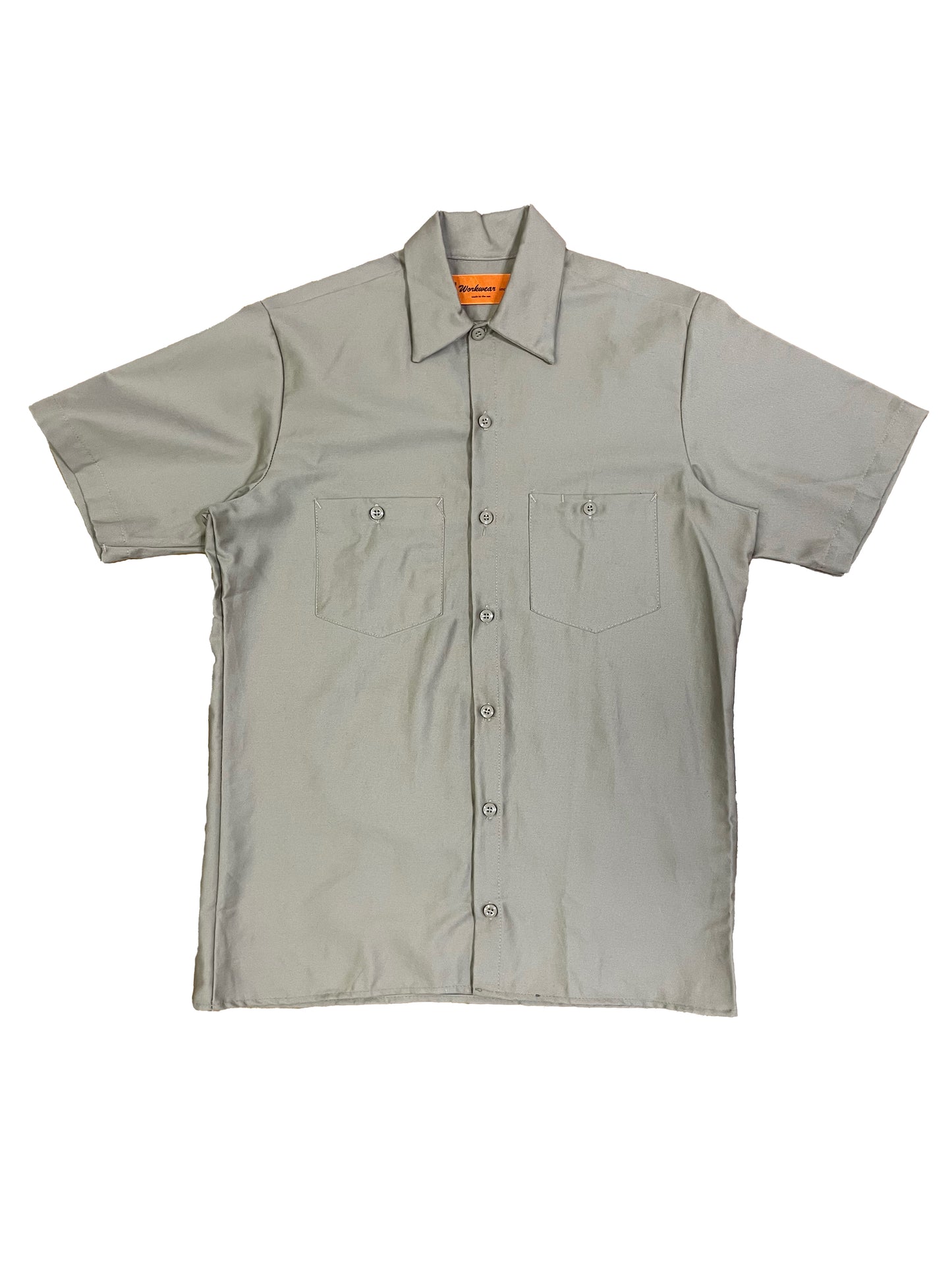 Tan Short Sleeve Button Up